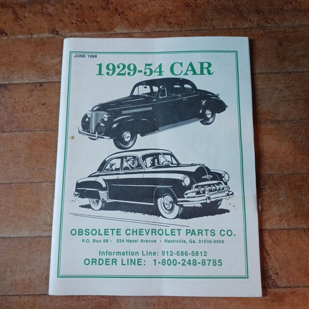 Obsolete Chevrolet Parts Catalog 1929-54 July 1995